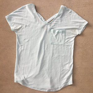 Cross back t shirt-fits size meduim
